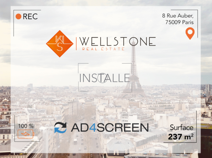 Wellstone installe Ad4Screen