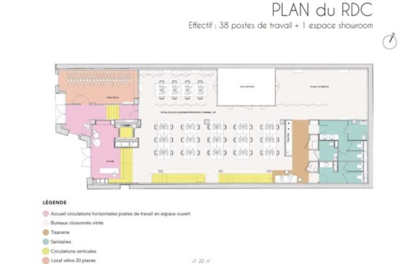 A LOUER Bureaux 1021m2 ref 1462014-0L