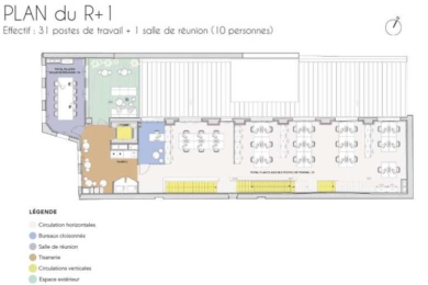 A LOUER Bureaux 1021m2 ref 1462014-0L
