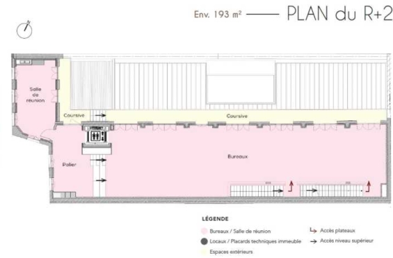 A LOUER Bureaux 1021m2 ref 1462014-0L