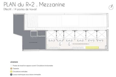 A LOUER Bureaux 1021m2 ref 1462014-0L
