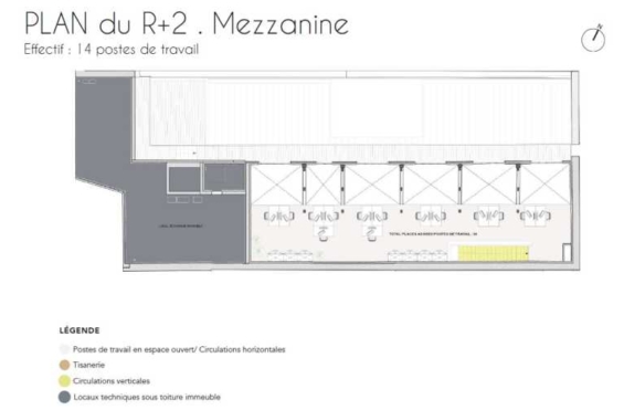 A LOUER Bureaux 1021m2 ref 1462014-0L