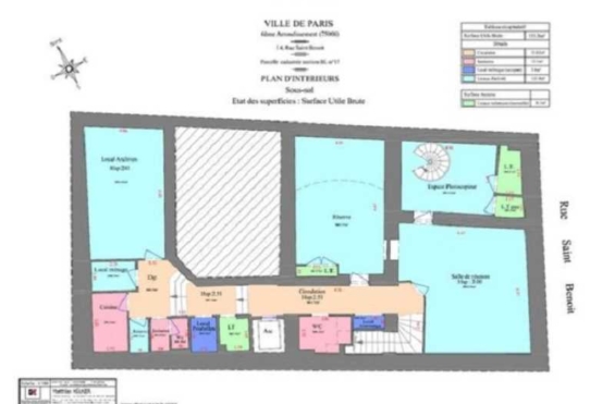 A LOUER Bureaux 1039m2 ref 1454142-0L