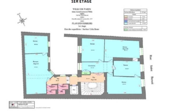 A LOUER Bureaux 1039m2 ref 1454142-0L