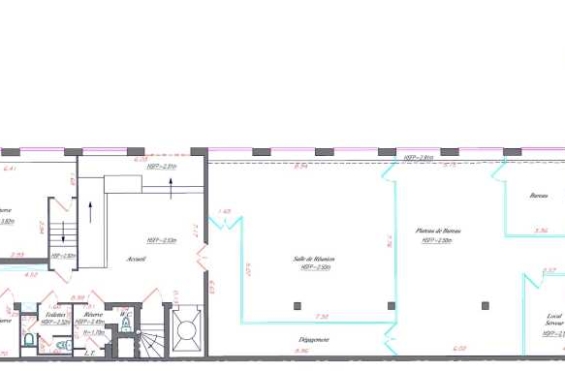 A LOUER Bureaux 1093m2 ref 1224665-0L