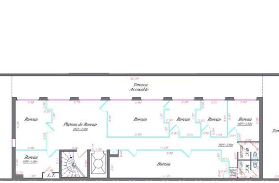 A LOUER Bureaux 1093m2 ref 1224665-0L