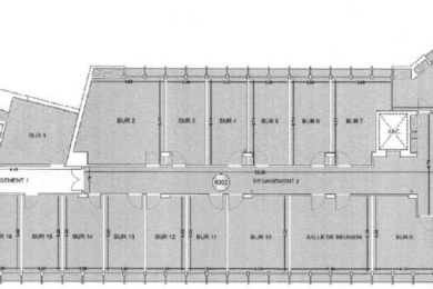 A LOUER Bureaux 1102m2 ref 1135174-0L