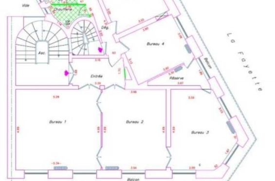 A LOUER Bureaux 110m2 ref 1224555-0L