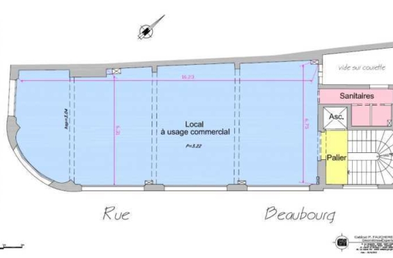 A LOUER Bureaux 114m2 ref 1238633-0L