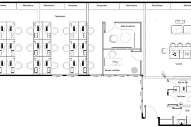 A LOUER Bureaux 125m2 ref 1224626-0L