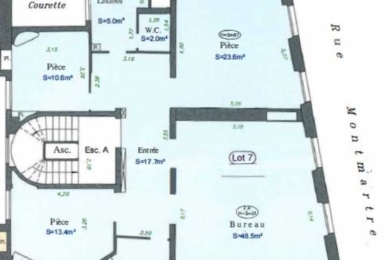 A LOUER Bureaux 128m2 ref 1224635-0L