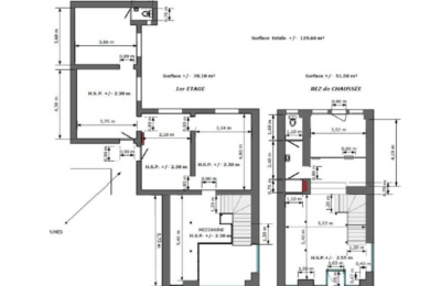A LOUER Bureaux 130m2 ref 1462316-0L