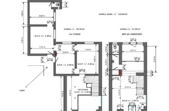 A LOUER Bureaux 130m2 ref 1462316-0L