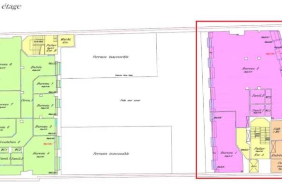 A LOUER Bureaux 1388m2 ref 1224610-0L