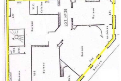 A LOUER Bureaux 146m2 ref 1454232-0L