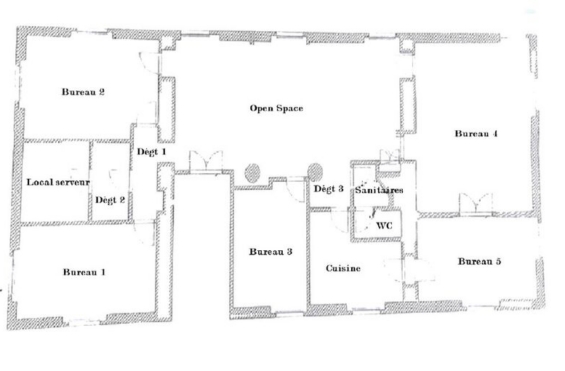 A LOUER Bureaux 155m2 ref 2148022-0L