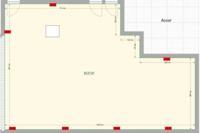 A LOUER Bureaux 157m2 ref 1755614-0L