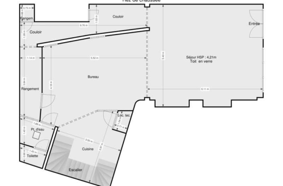 A LOUER Bureaux 160m2 ref 1238625-0L