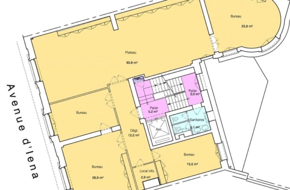 A LOUER Bureaux 197m2 ref 2120819-0L