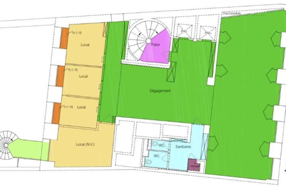 A LOUER Bureaux 198m2 ref 1241730-0L
