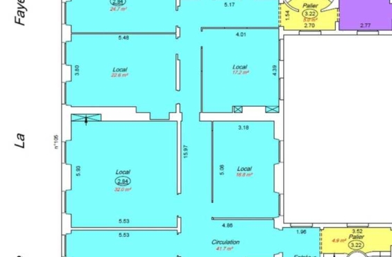 A LOUER Bureaux 205m2 ref 1755602-0L