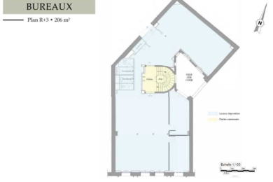 A LOUER Bureaux 206m2 ref 1462043-0L