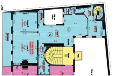 A LOUER Bureaux 218m2 ref 1224625-0L