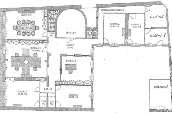 A LOUER Bureaux 229m2 ref 1454010-0L