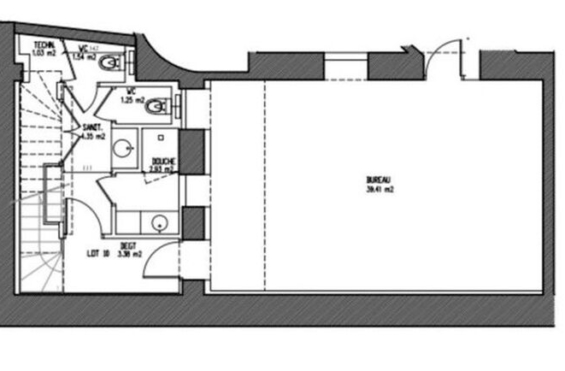 A LOUER Bureaux 232m2 ref 2124772-0L
