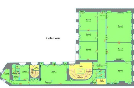 A LOUER Bureaux 236m2 ref 2178907-0L
