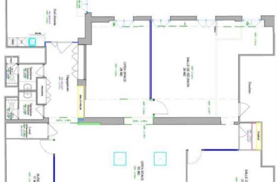 A LOUER Bureaux 238m2 ref 1462069-0L