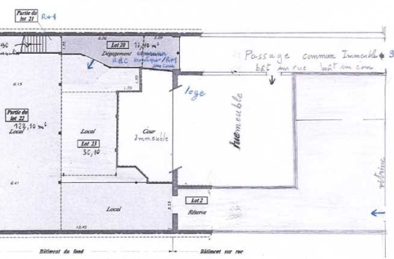 A LOUER Bureaux 241m2 ref 1462057-0L