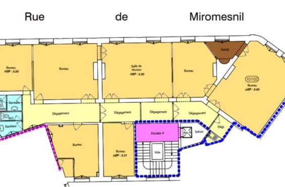 A LOUER Bureaux 243m2 ref 1454077-0L