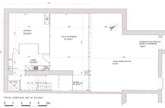 A LOUER Bureaux 334m2 ref 1462050-0L