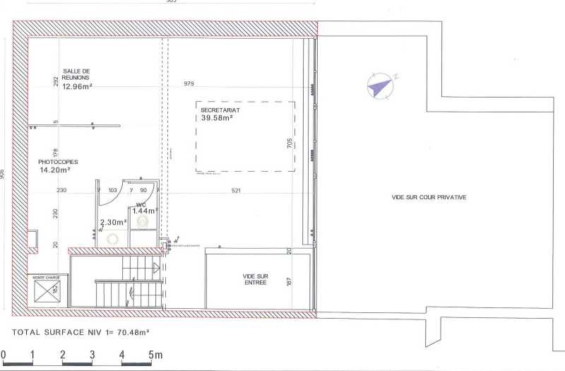 A LOUER Bureaux 334m2 ref 1462050-0L