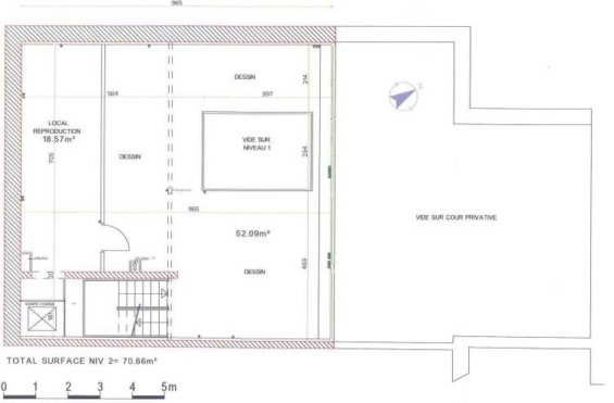 A LOUER Bureaux 334m2 ref 1462050-0L
