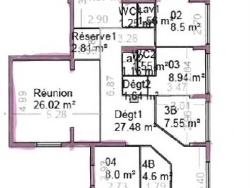 A LOUER Bureaux 336m2 ref 2145368-0L