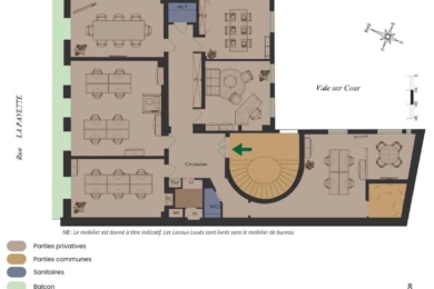 A LOUER Bureaux 384m2 ref 1462144-0L