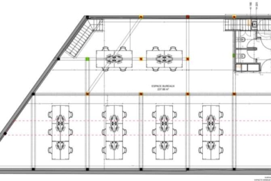 A LOUER Bureaux 389m2 ref 1454003-0L
