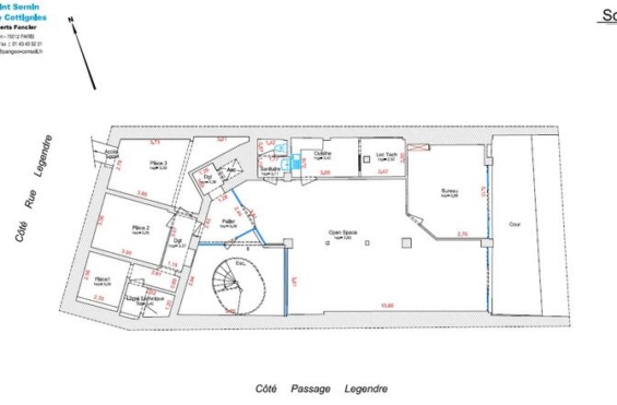 A LOUER Bureaux 426m2 ref 2207297-0L