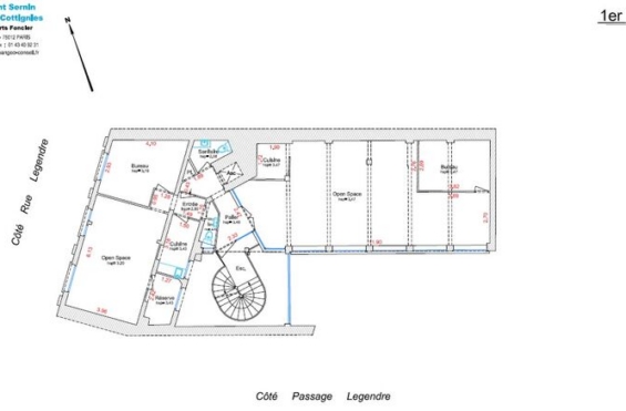 A LOUER Bureaux 426m2 ref 2207297-0L