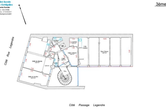 A LOUER Bureaux 426m2 ref 2207297-0L