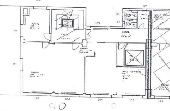 A LOUER Bureaux 446m2 ref 882198