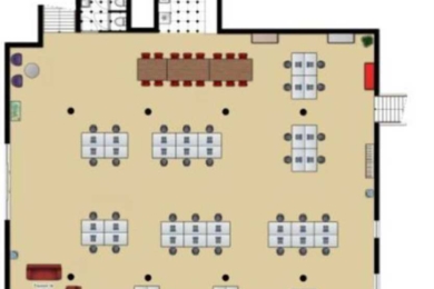 A LOUER Bureaux 460m2 ref 1223563-0L