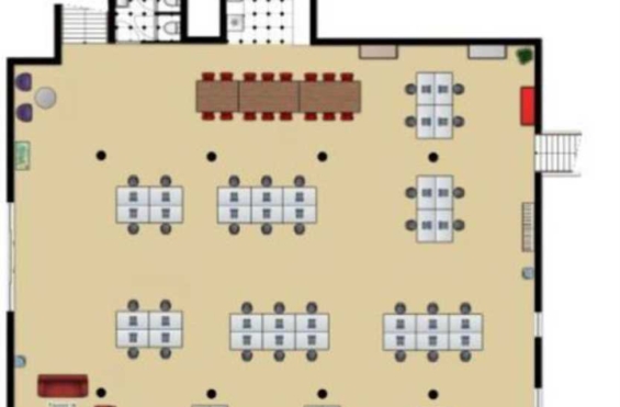 A LOUER Bureaux 460m2 ref 1223563-0L
