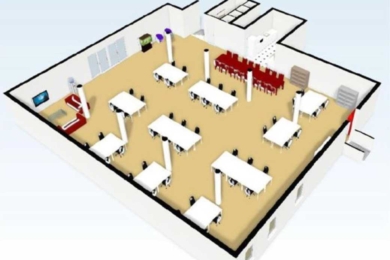 A LOUER Bureaux 460m2 ref 1223563-0L
