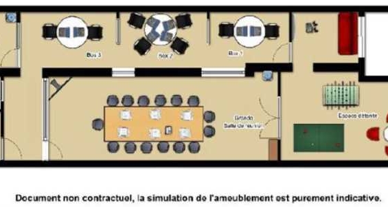 A LOUER Bureaux 460m2 ref 1223563-0L
