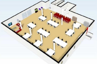A LOUER Bureaux 460m2 ref 2188924-0L