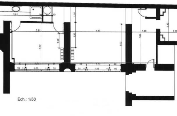 A LOUER Bureaux 53m2 ref 1135163-0L