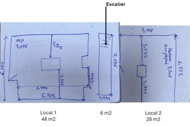 A LOUER Bureaux 580m2 ref 1462116-0L